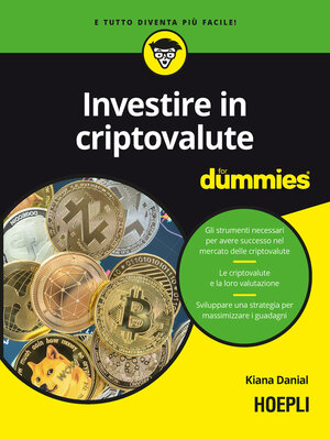 cover image of Investire in criptovalute for dummies